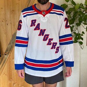 2017-18 REAL Adidas Climalite New York Rangers Hockey NHL away jersey (50)Medium